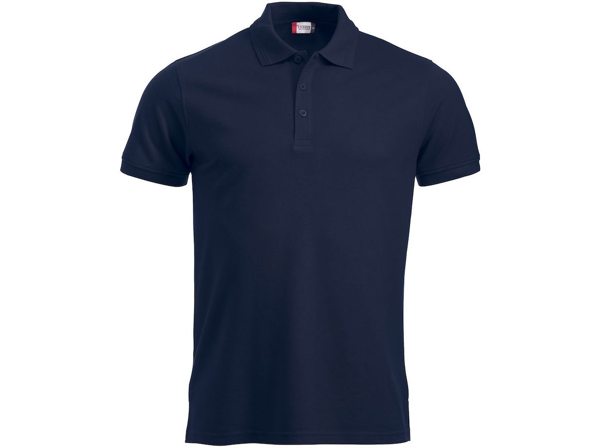 CLIQUE MANHATTAN Poloshirt Gr. M - dark navy, 65% PES / 35% CO, 200 g/m2