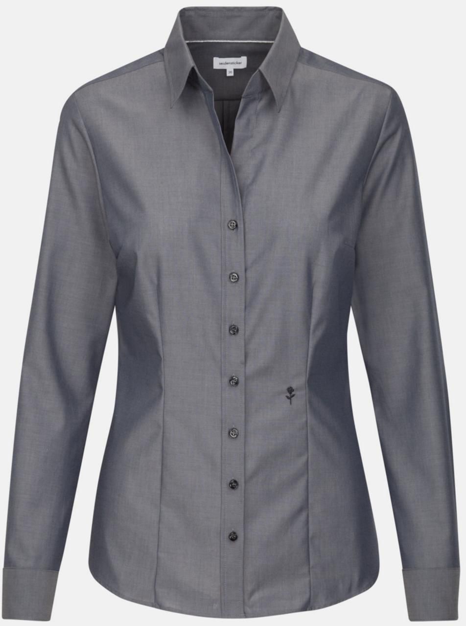 City Bluse Kent 1/1 Arm WOMEN, slim - 100% CO