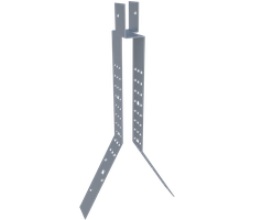 First- und Gratlattenhalter - universal, Höhe: 220 mm