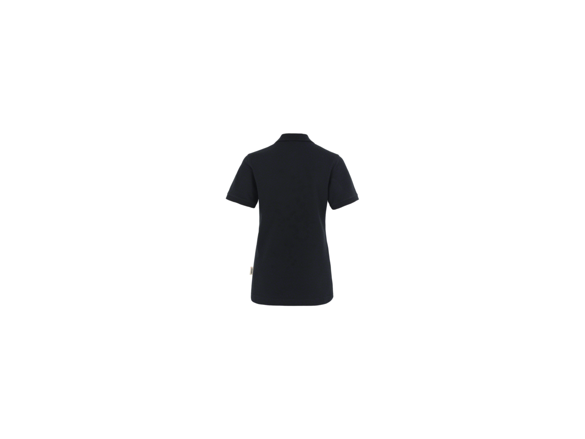 Damen-Poloshirt Top Gr. 4XL, schwarz - 100% Baumwolle