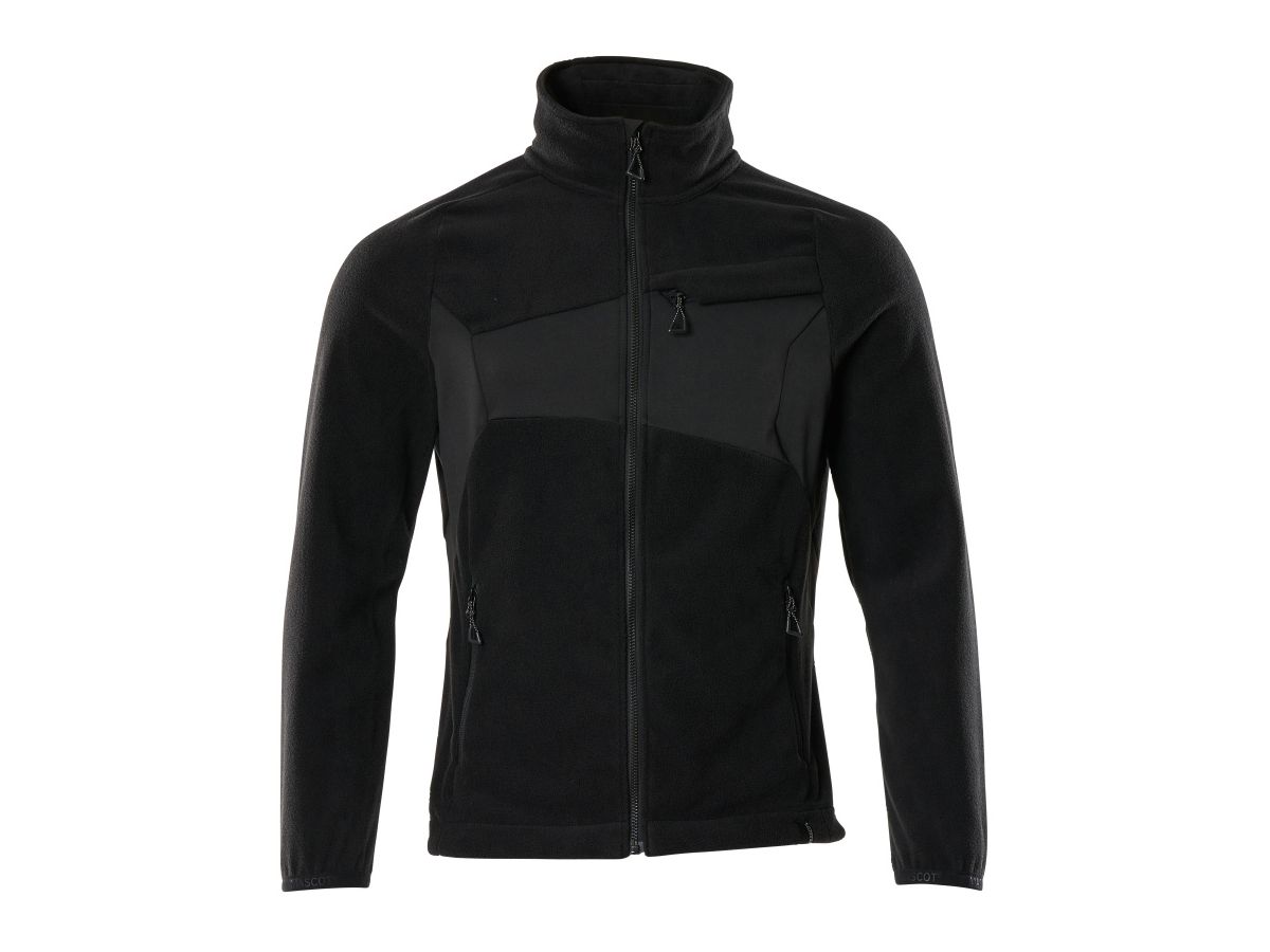 Fleecejacke mit Antipilling Gr. 2XL - schwarz, 100% PES, 270 g/m²