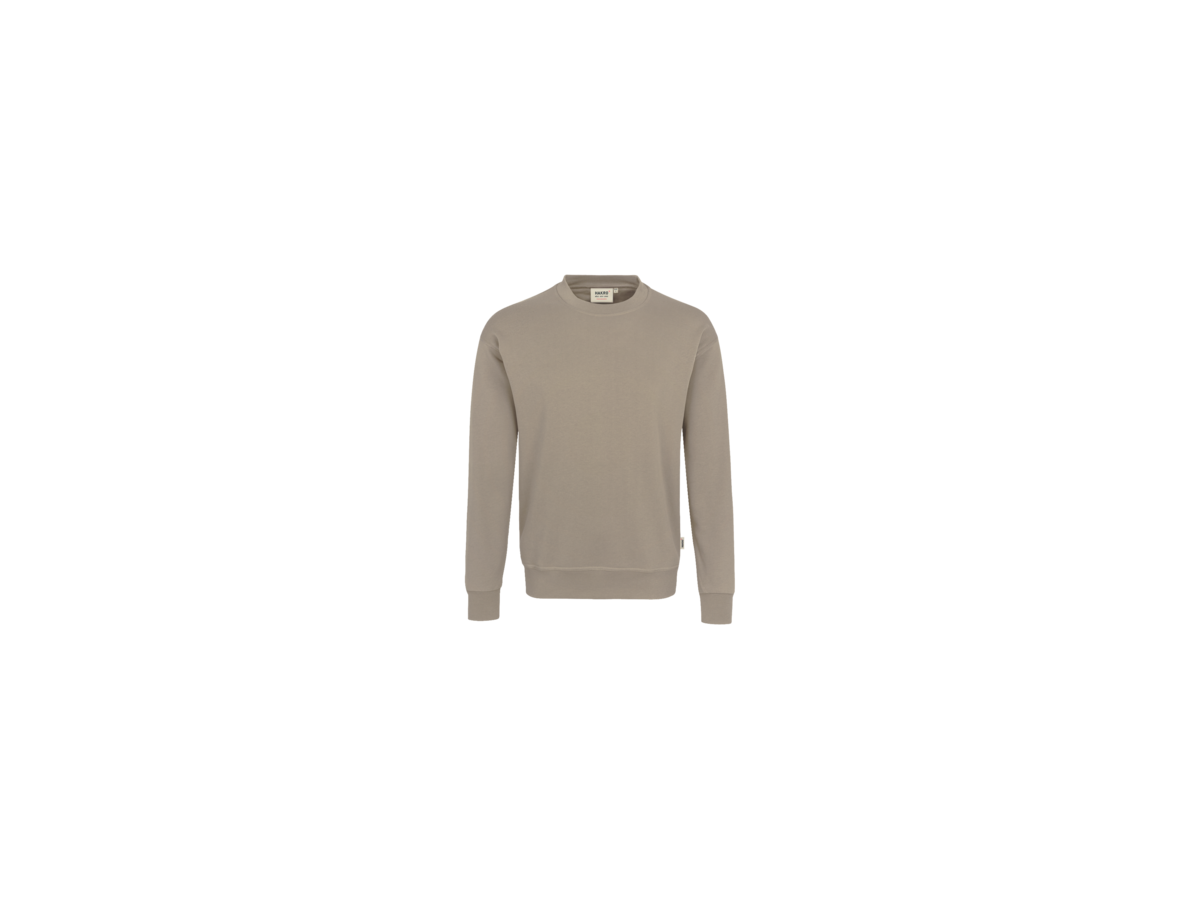 Sweatshirt Performance Gr. XS, khaki - 50% Baumwolle, 50% Polyester, 300 g/m²