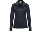 Damen-Sweatjacke Contrast Performance - 50% Baumwolle, 50% Polyester, 300 g/m²