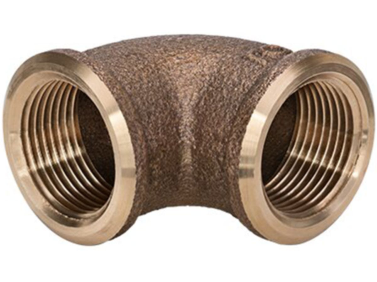 Rotguss-Winkel Nr.   90  2" -11/2"