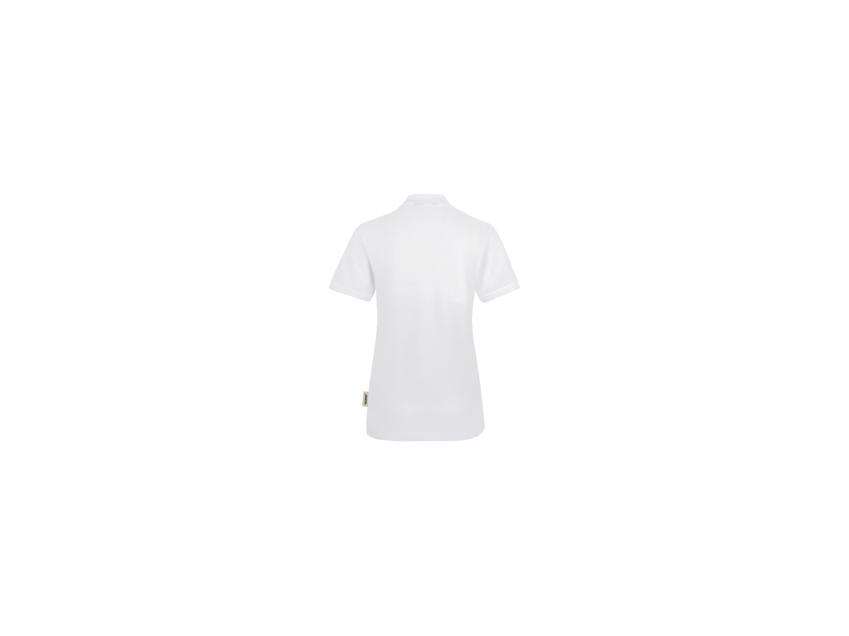 Damen-Poloshirt Classic Gr. S, weiss - 100% Baumwolle