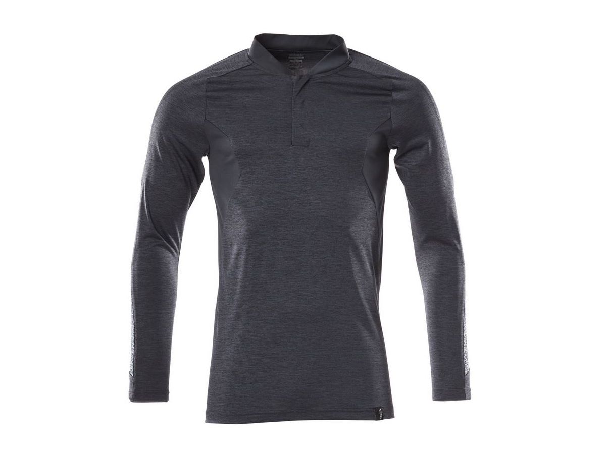 Polo-Shirt Langarm Gr. 3XLONE - schwarzblau