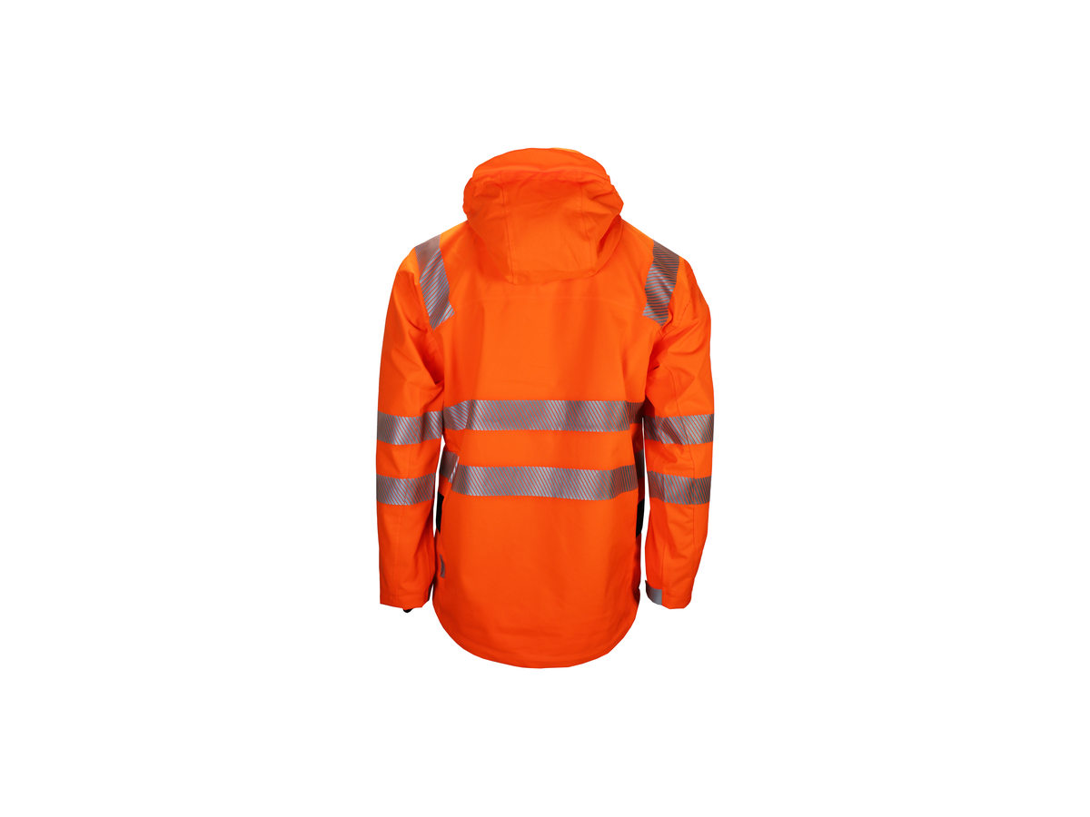 Bormio Speer Regenparka Gr. 020 (S) - orange/schwarz, mit 3M Reflektoren