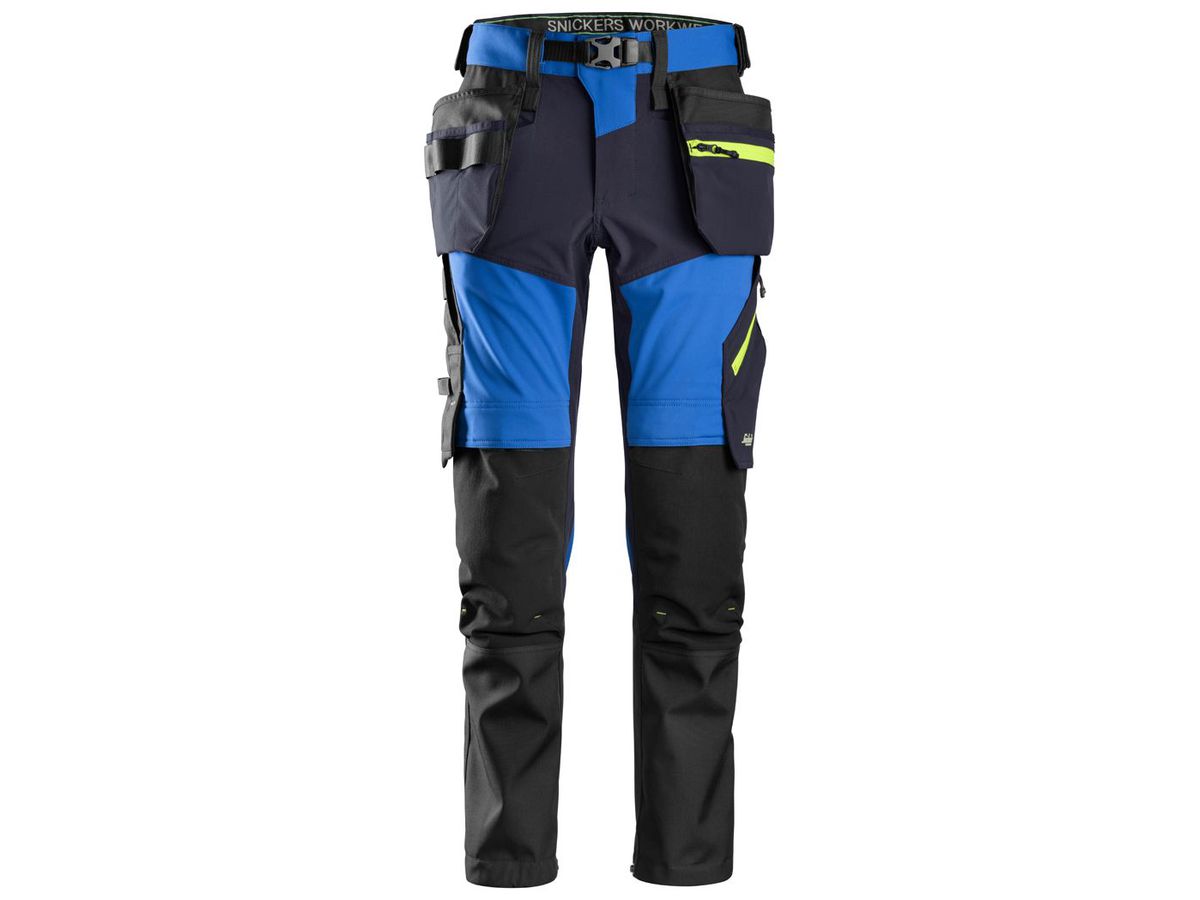 FlexiWork SoftShell Stretch Hose - mit Reissverschluss- & Holstertaschen