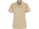 Damen-Poloshirt Top Gr. M, sand - 100% Baumwolle