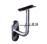 Handlaufstützen SBB-Norm 90° - Rosette Ø 100x40x8mm, Schraubenloch 11mm