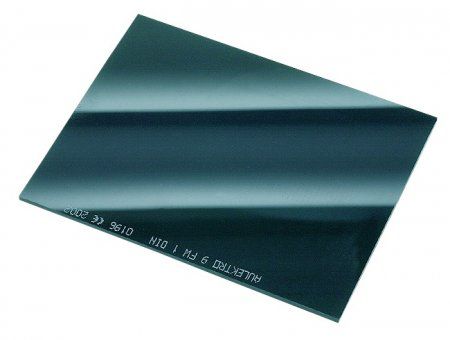 Schutzglas grün 85x110 mm DIN 11