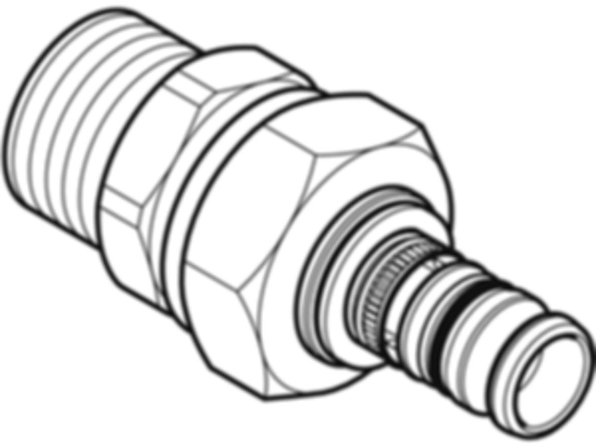 Geberit Mepla-Überg. lösbar 40-11/2"AG