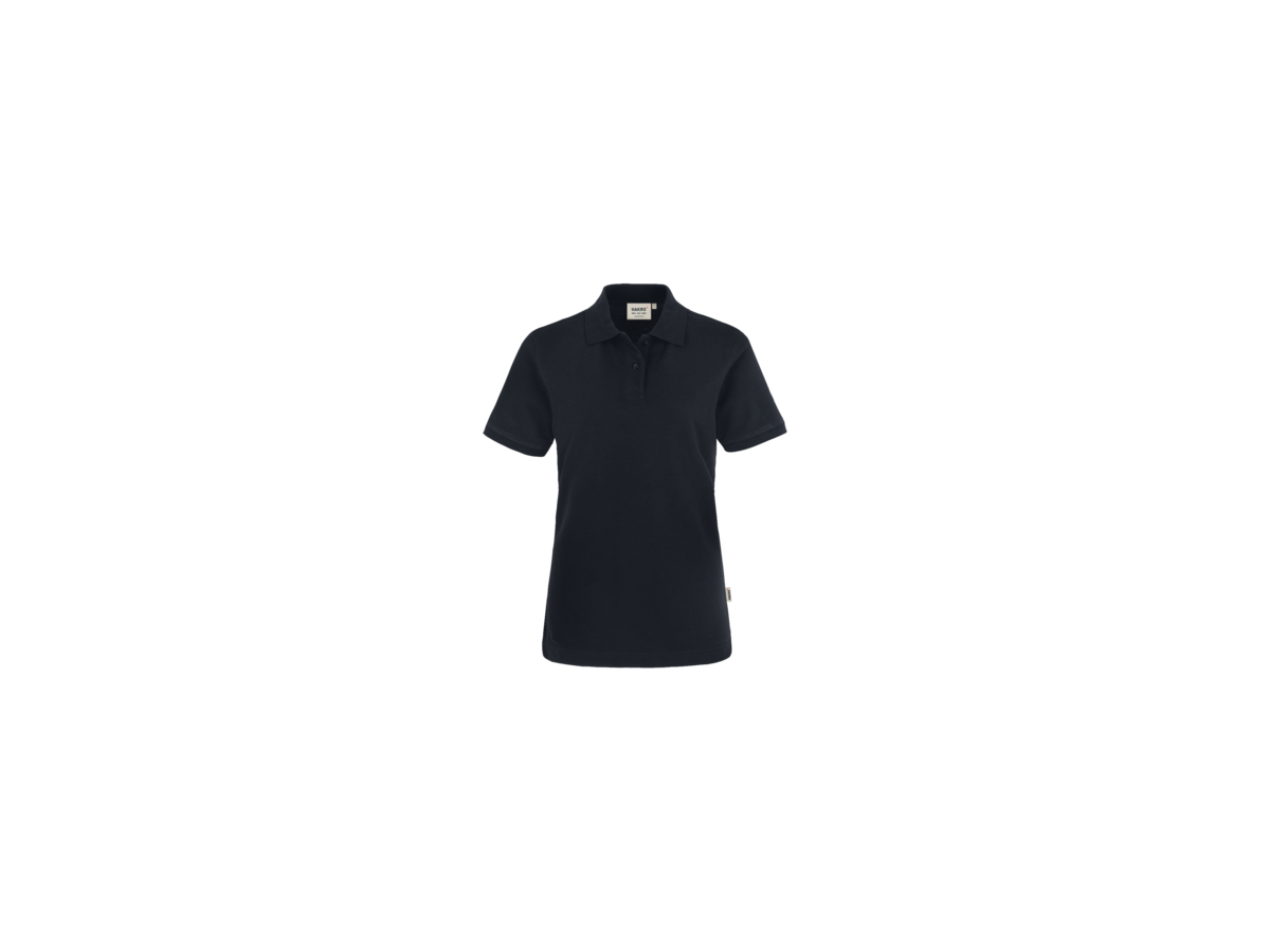 Damen-Poloshirt Top Gr. 6XL, schwarz - 100% Baumwolle, 200 g/m²