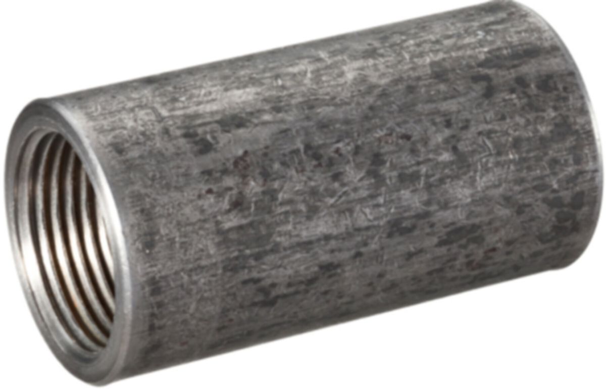 Rohrmuffe schwarz lang