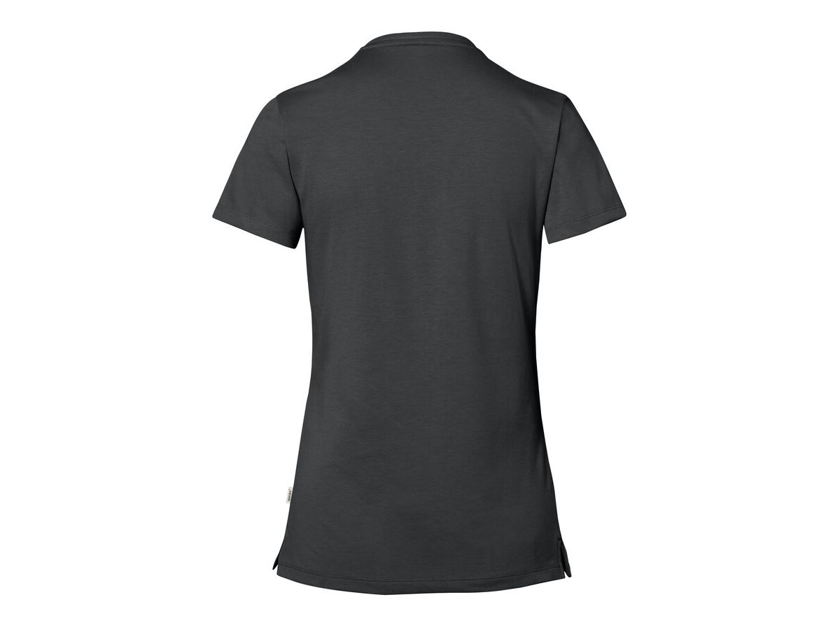 Cotton Tec Damen V-Shirt, Gr. XL - anthrazit