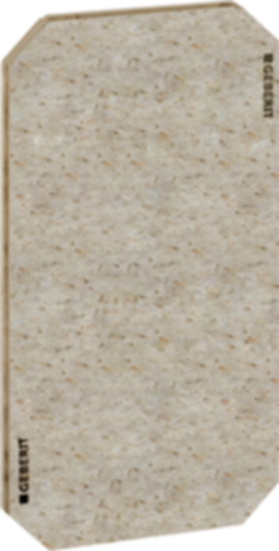 Geberit GIS Montageplatte, 31x58cm - für schwere Konsollasten, Brands.EI90nbb