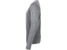 Longsleeve Heavy Gr. 2XL, grau meliert - 85% Baumwolle, 15% Viscose, 185 g/m²