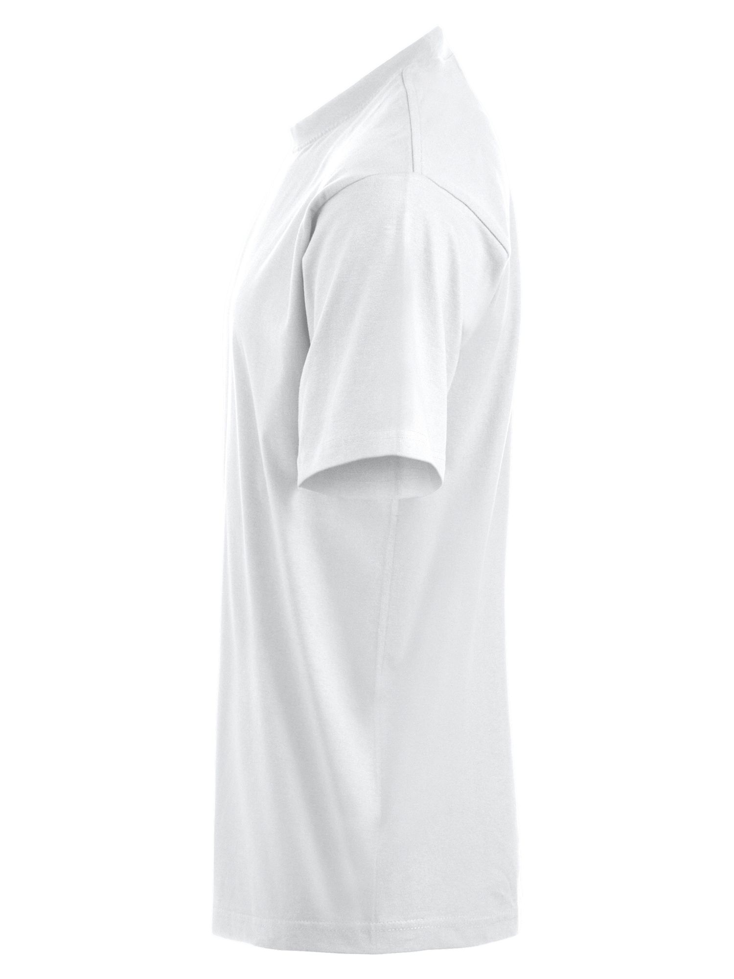 CLIQUE CLASSIC-T, Kurzarm, Gr. M - weiss, unisex, Rundhals, 100% Baumwolle