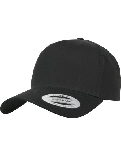 FLEXFIT 5-Panel Curved Classic Snapback - 100% Baumwolle