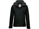 Damen-Regenjacke Colorado XS schwarz - 100% Polyester