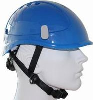 Schutzhelm Montana I ROTO K blau - mit Drehknopf und Kinnbänderung