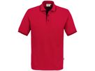 Poloshirt Casual grau-mel./schwarz Gr. L - 60 % Polyester, 40 % Baumwolle 200 g /m²