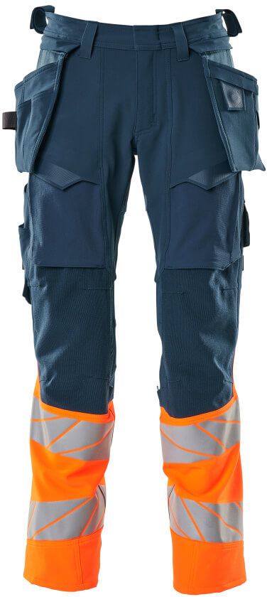 Hose mit Hängetaschen, Stretch - 92% PES/8%EL, 265 g/m²