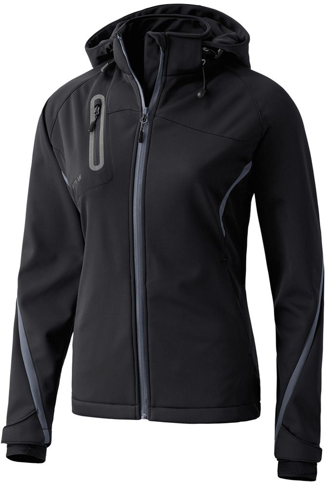 Softshell Jacket Erima Function women - black/anthrazit