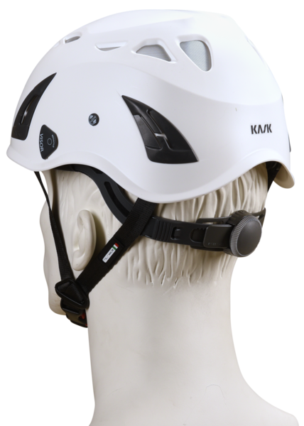 Kask-Helm Plasma AQ, weiss - mit Verstellrad, EN 397 Kat. II