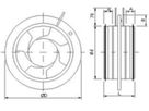 Irisblende 125 mm - Absperr- und Regulier-Elemente