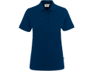 Damen-Poloshirt Classic Gr. XL, marine - 100% Baumwolle