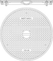Schachtabdeckung Fig. 27S, 50kN - Handgriff/Uni-Griff, Schraubverschluss