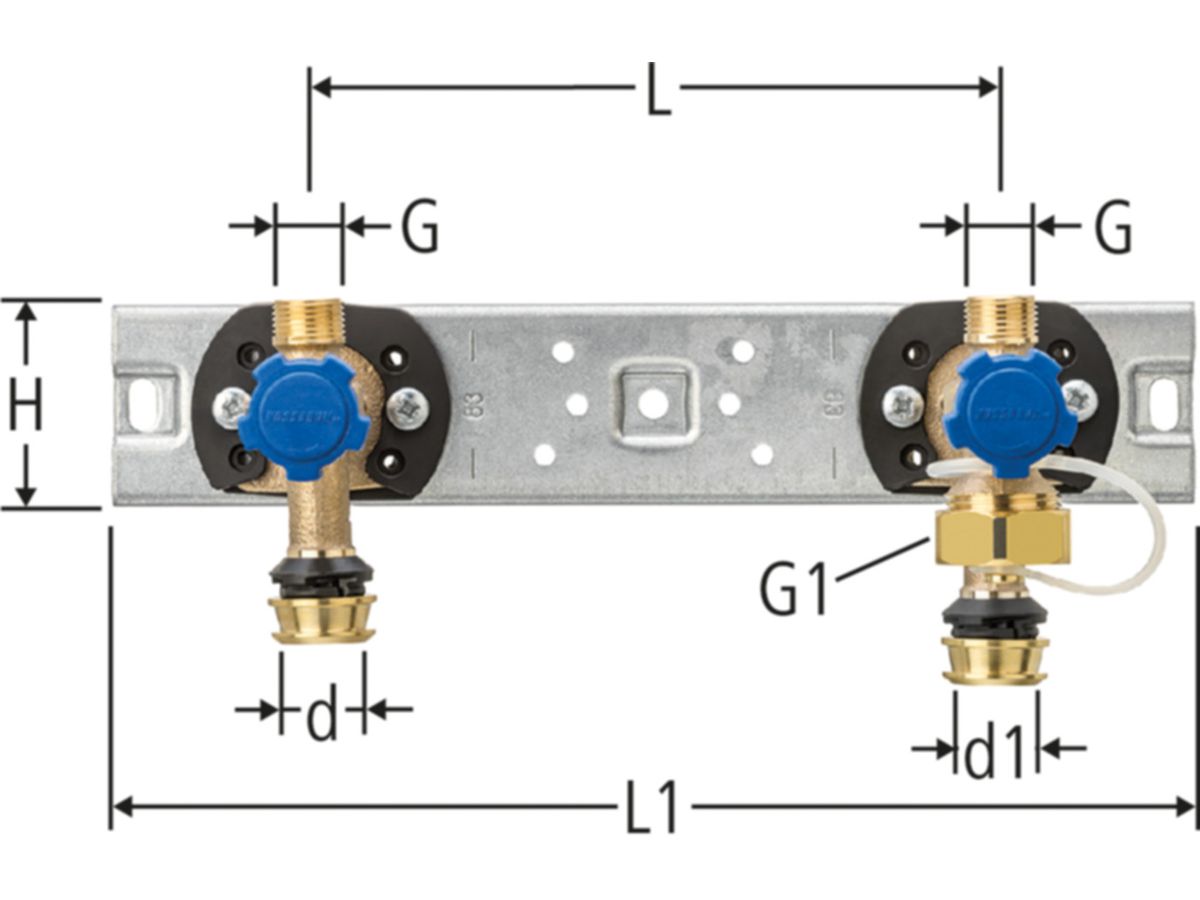 Optiflex-Flowpress-Küchen-Garnitur - mit Schalldämmung