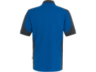 Poloshirt Contr. Perf. 6XL royalb./anth. - 50% Baumwolle, 50% Polyester, 200 g/m²