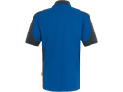 Poloshirt Contr. Perf. 2XL royalb./anth. - 50% Baumwolle, 50% Polyester