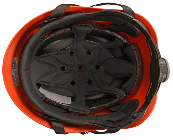 Kask-Helm Plasma AQ, orange - mit Verstellrad, EN 397 Kat. II