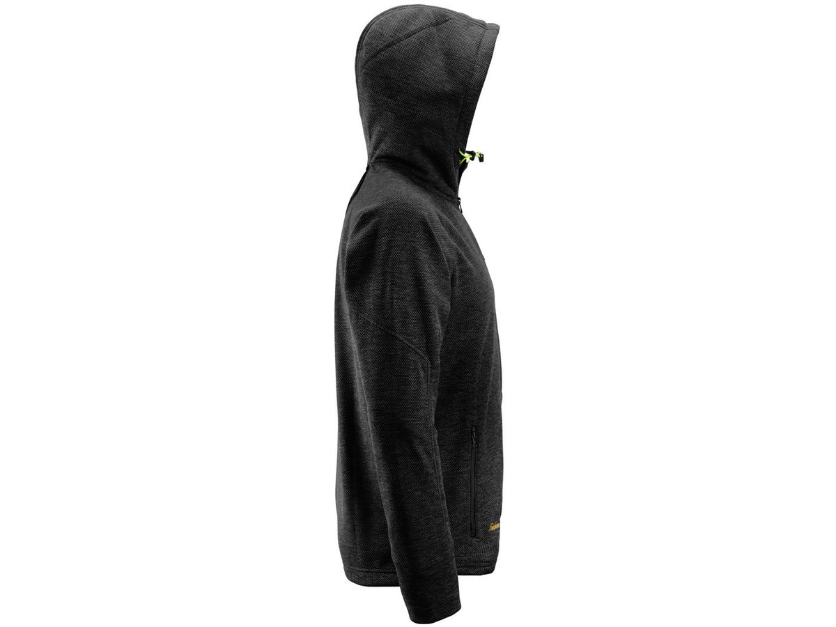Flexi Work Fleece Hoodie, Gr. S - schwarz, 100% PES, 210 g/m²