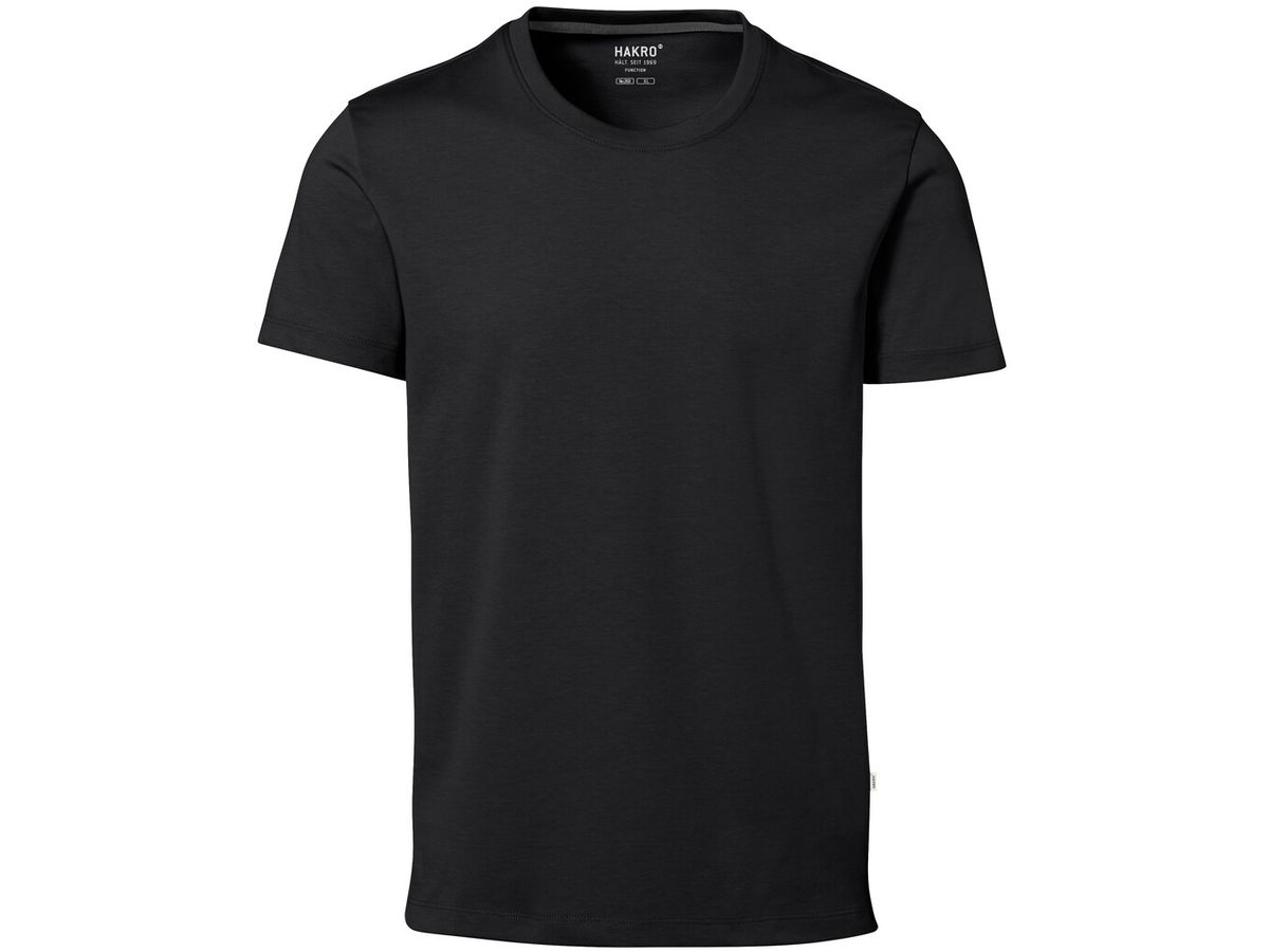 T-Shirt Cotton Tec Gr. L - schwarz, 50% CO / 50% PES, 185 g/m²