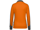 Damen-Sw.jacke Co. Perf. S orange/anth. - 50% Baumwolle, 50% Polyester, 300 g/m²