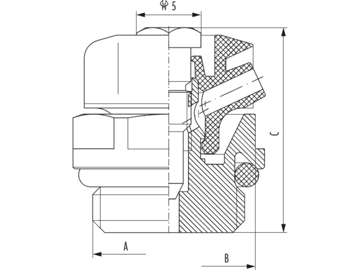 Entlüftungsstopfen  3/8" drehbar