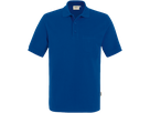 Pocket-Poloshirt Perf. XS ultramarinblau - 50% Baumwolle, 50% Polyester, 200 g/m²