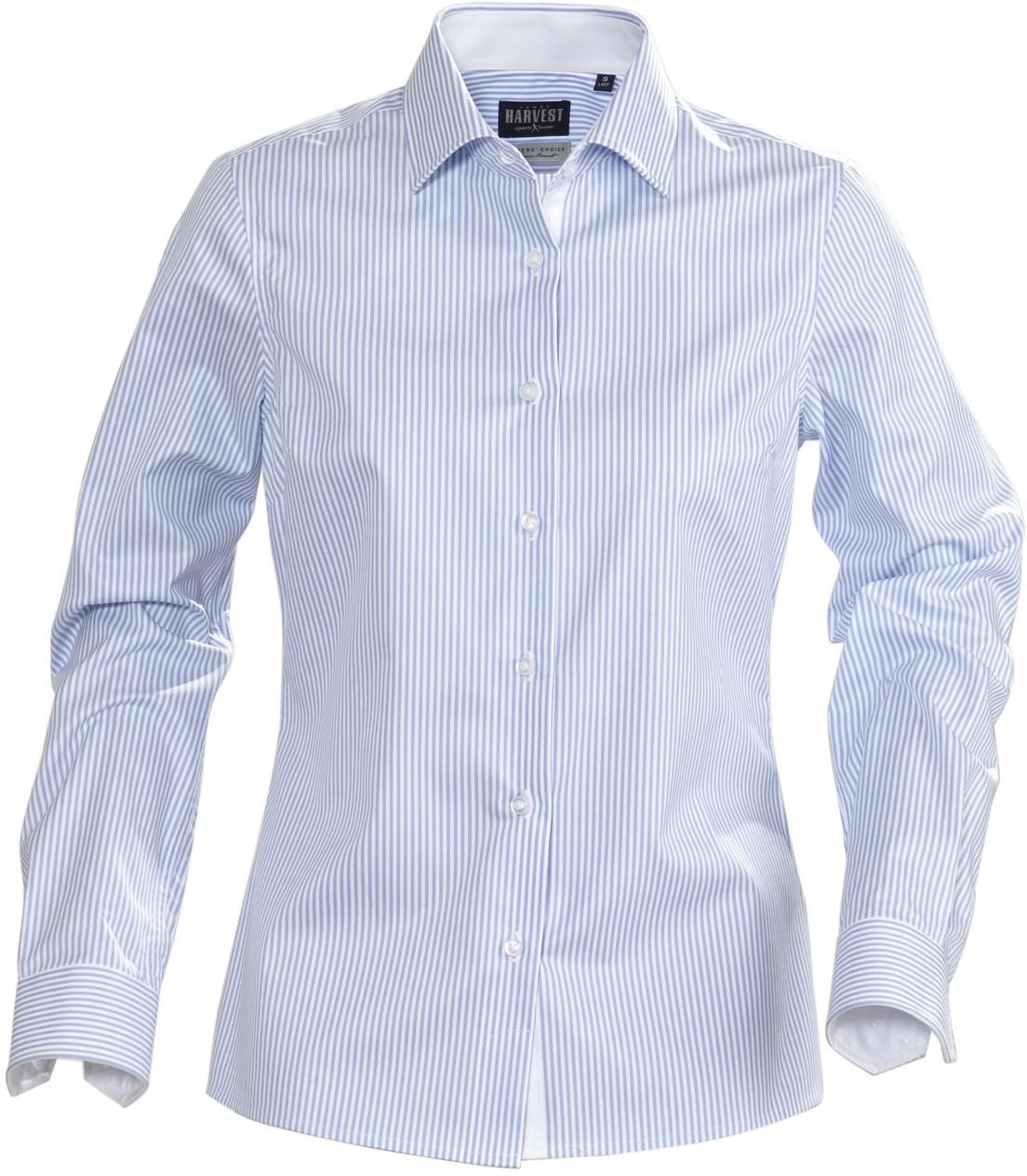 HARVEST RENO LADIES hochwertiges Hemd - 100% gekämmte Baumwolle