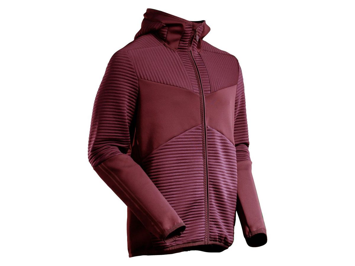 MASCOT® Fleecepullover, bordeaux   XS - 100% Recyceltes Polyester