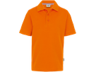 Kids-Poloshirt Classic Gr. 128, orange - 100% Baumwolle, 200 g/m²