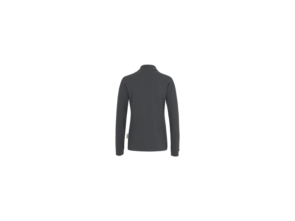 Damen-Longsl.-Polosh. Perf. XS anth. - 50% Baumwolle, 50% Polyester, 220 g/m²