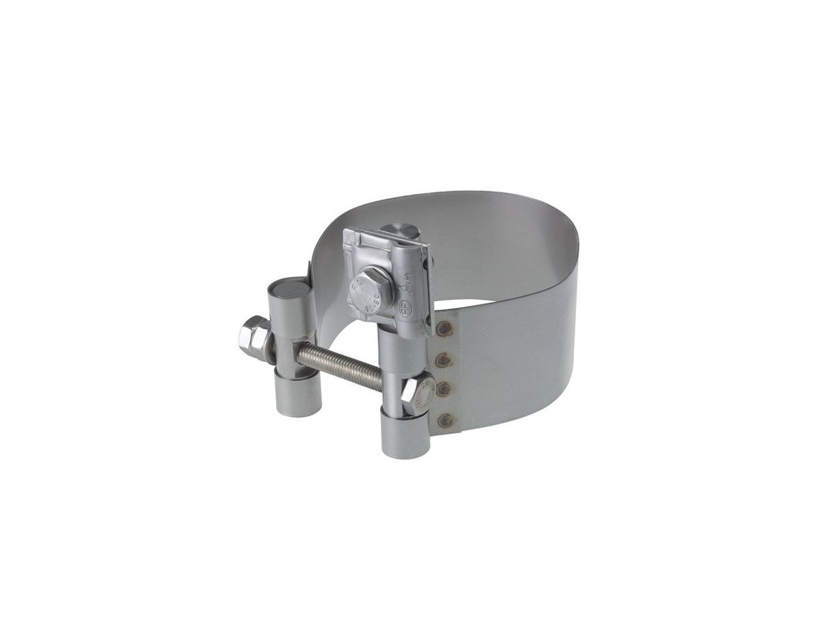 Rohrbride Inox A4 NW 100, 4" - Spannschraube M10x90, inkl. Klemmplatte