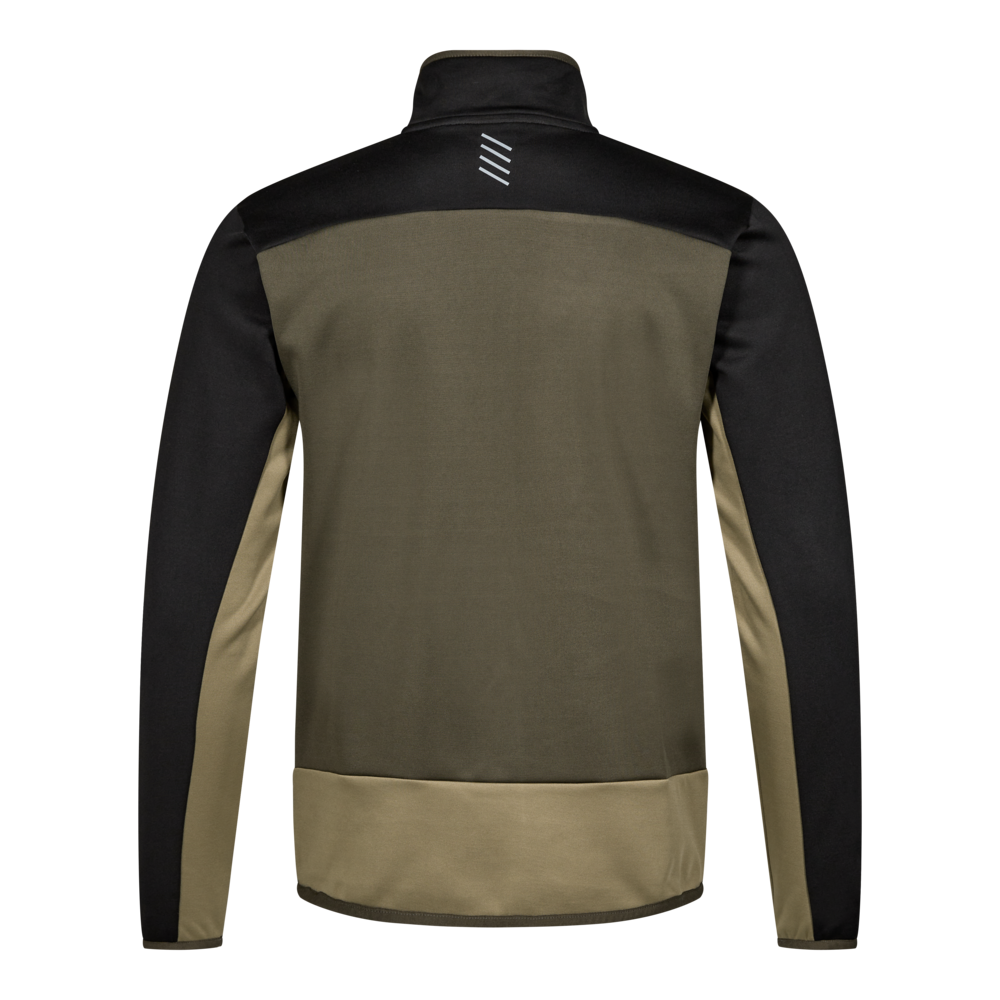 ENTIRE Midlayer-Cardigan Gr. 6XL - Forest Green/Schwarz