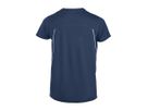 CLIQUE Ice Sport T-Shirt Gr. 2XL - marine/weiss, 100% PES, 150 g/m²