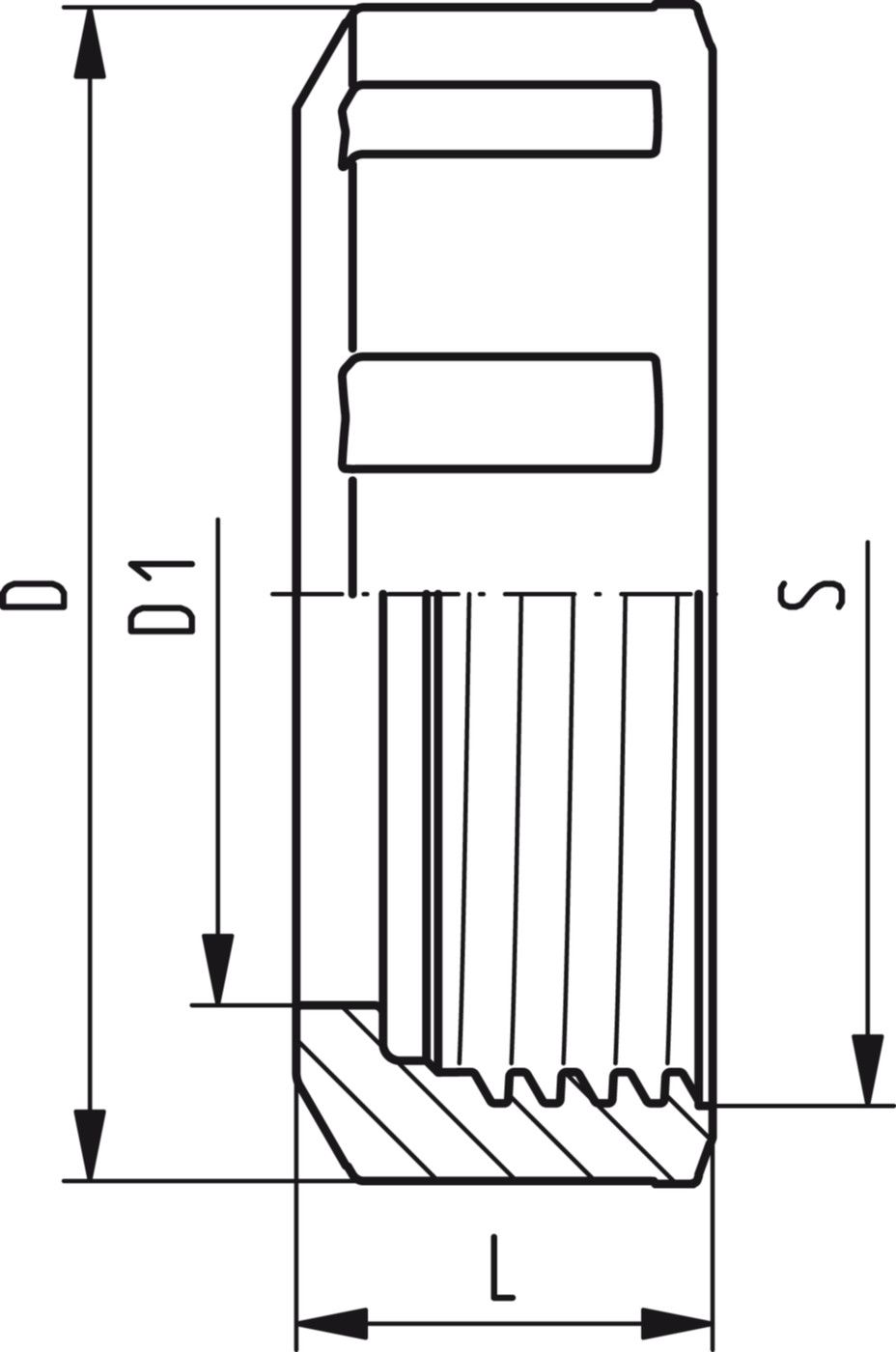 Überwurfmuttern PVC-U 546 und 543