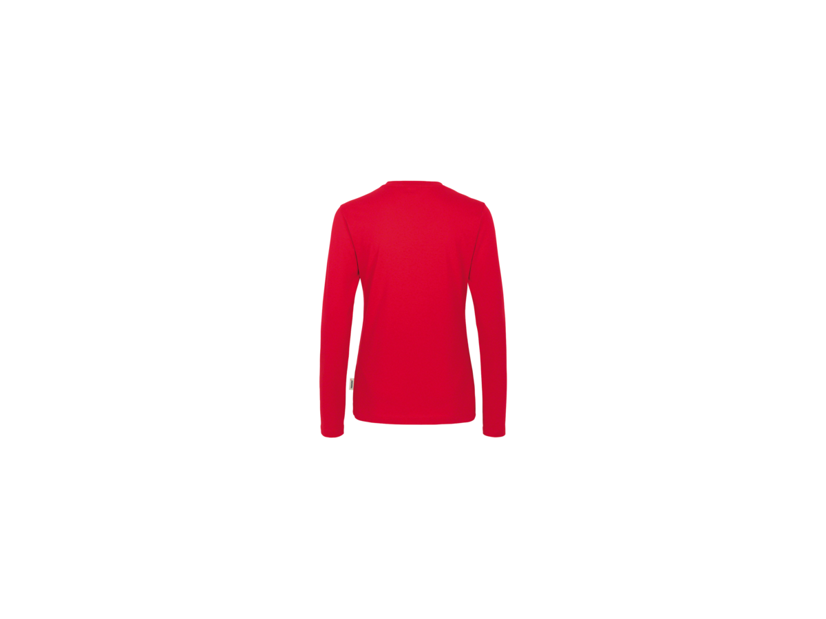 Damen-Longsleeve Classic Gr. S, rot - 100% Baumwolle, 160 g/m²